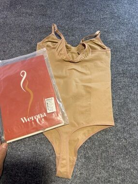Werena Nude Shaping Bodysuit with Adjustable Straps